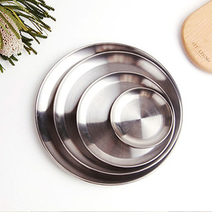 Stainless circle plate