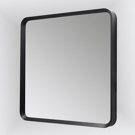 페이지 알루미늄 거울 블랙 600