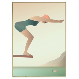 Vissevasse - 스위밍 (Swimming - poster) 50x70