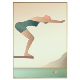 Vissevasse - 스위밍 (Swimming - poster) 30x40
