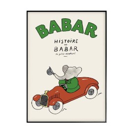 PSTR - 코끼리바바 4 Histoire de Babar (50x70)