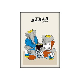 PSTR - 코끼리바바 앳홈 Babar at home (30x40)