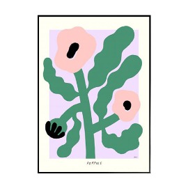PSTR - 핑크 양귀비 Pink Poppies (50x70)