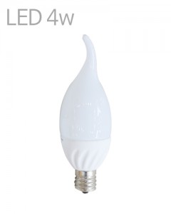 E14,17 신광 LED 4w 촛불램프(불투명) 