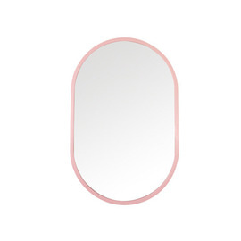 컬러타원형 거울 / 핑크