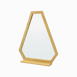 트라이앵글 원목 선반형 거울(메이플)