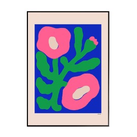 The posterclub- 핑크 양귀비 PINK POPPIES 50x70
